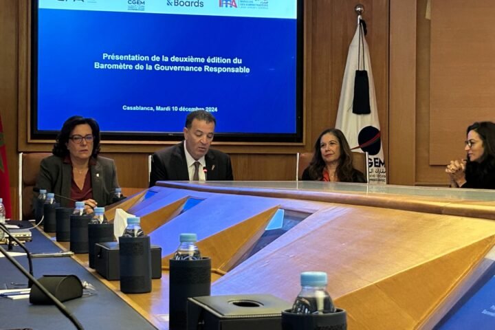Présentation de la deuxième édition du Baromètre de la Gouvernance Responsable au siège de la CGEM