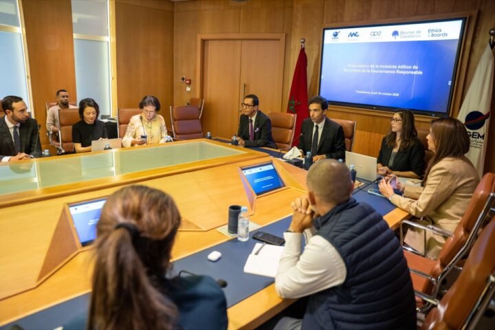 Présentation de la troisième édition du Baromètre de la Gouvernance Responsable au siège de la CGEM, le 30 octobre 2025